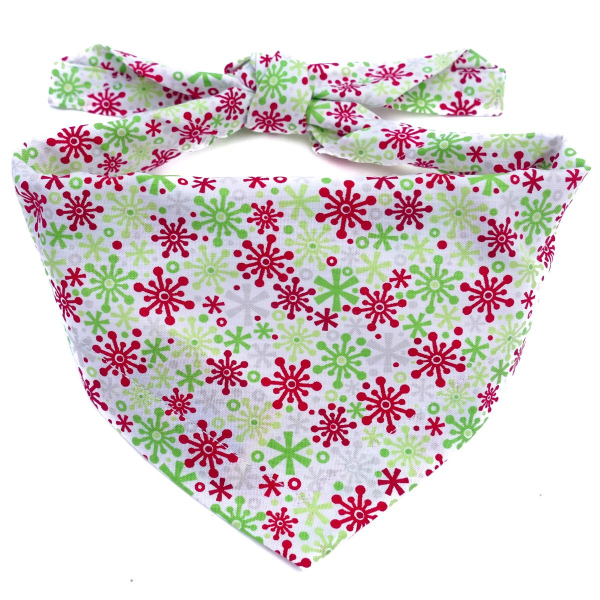 Christmas Dog Bandana - Snowflake