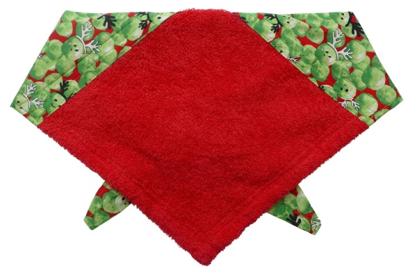 Christmas Sprout Droolbuster Dog Bib