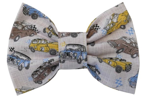 Classic Car Dog Bow Tie