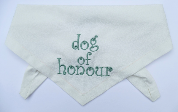 Dog Of Honour Wedding Dog Bandana