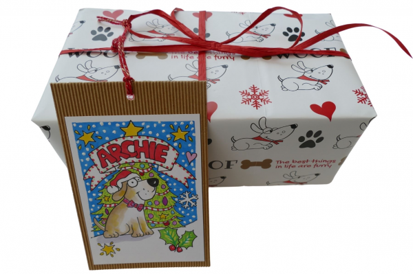 Dudiedog Personalised Christmas Gift Wrapping