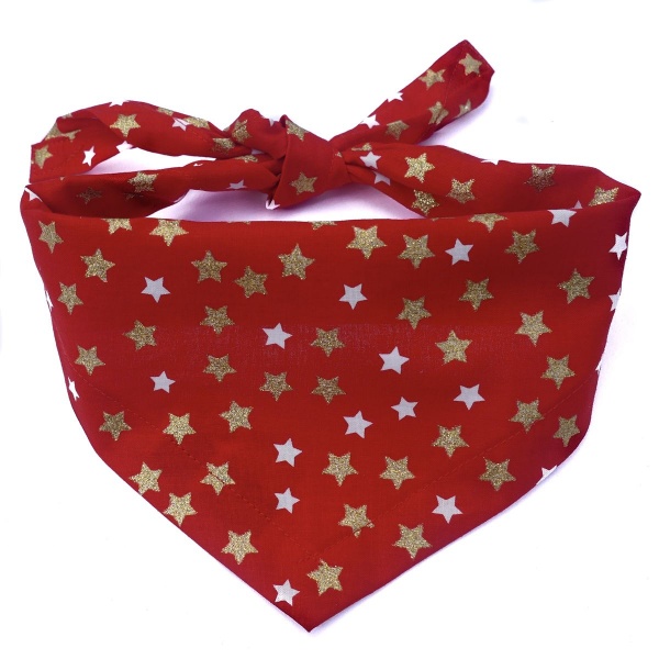 Glitter Stars Party Dog Bandana