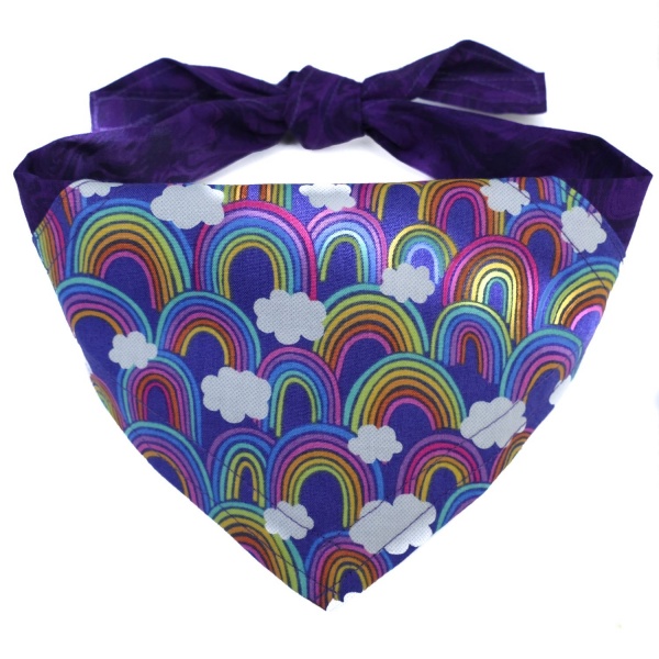 Groovy Rainbow Dog Bandana