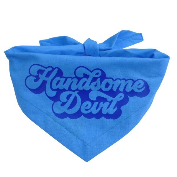 Handsome Devil Printed Dog Bandana