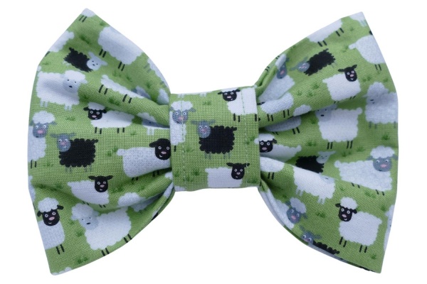 Happy Sheep Dog Bow Tie