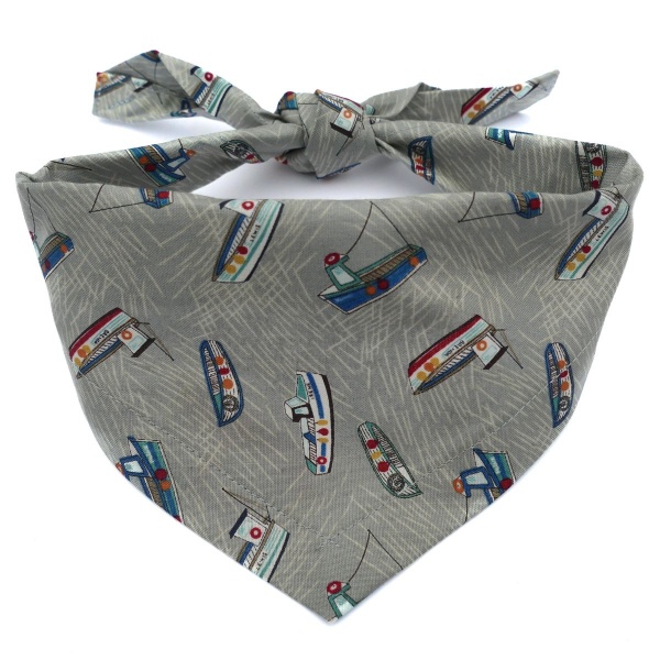 Harbourside Dog Bandana (Cool Grey)