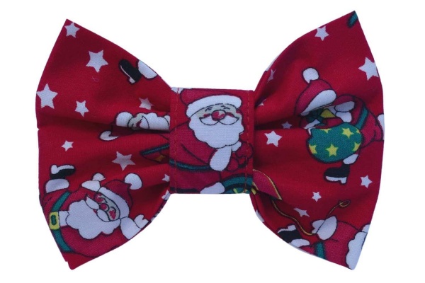 Jolly Santa Christmas Bow Tie