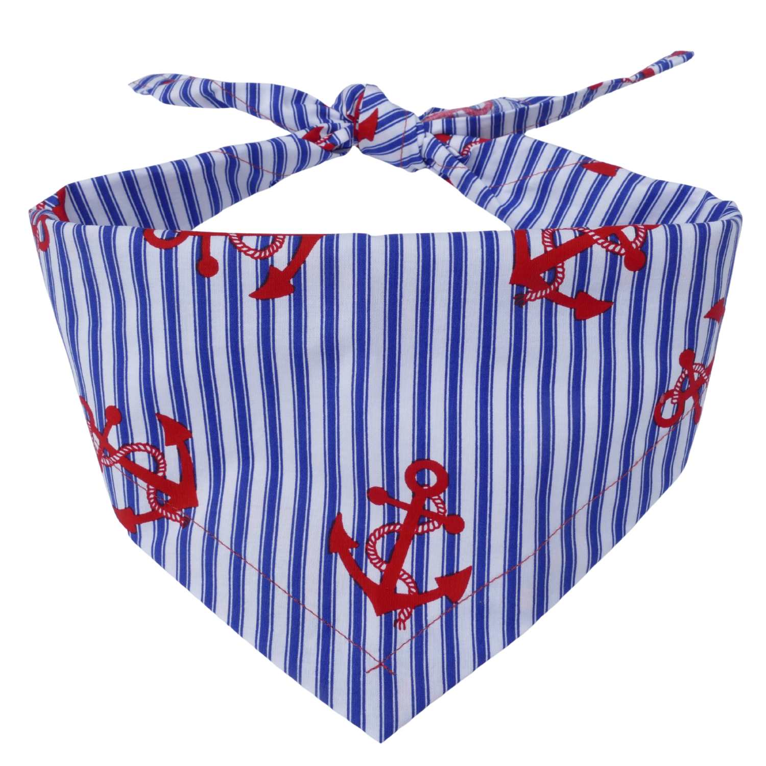 Anchors Away Sailor dog bandana
