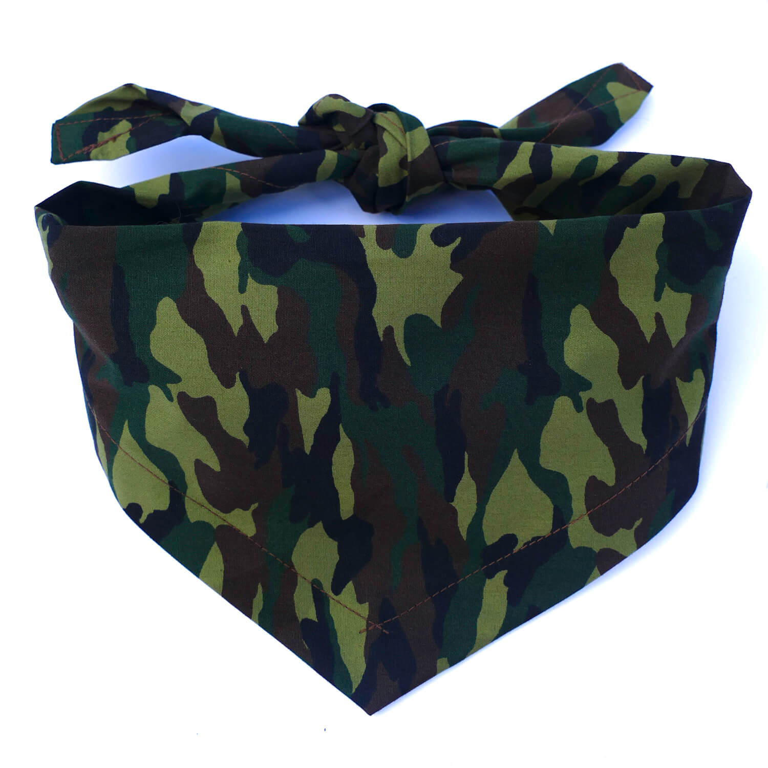 Camouflage Dog Bandana (Jungle)