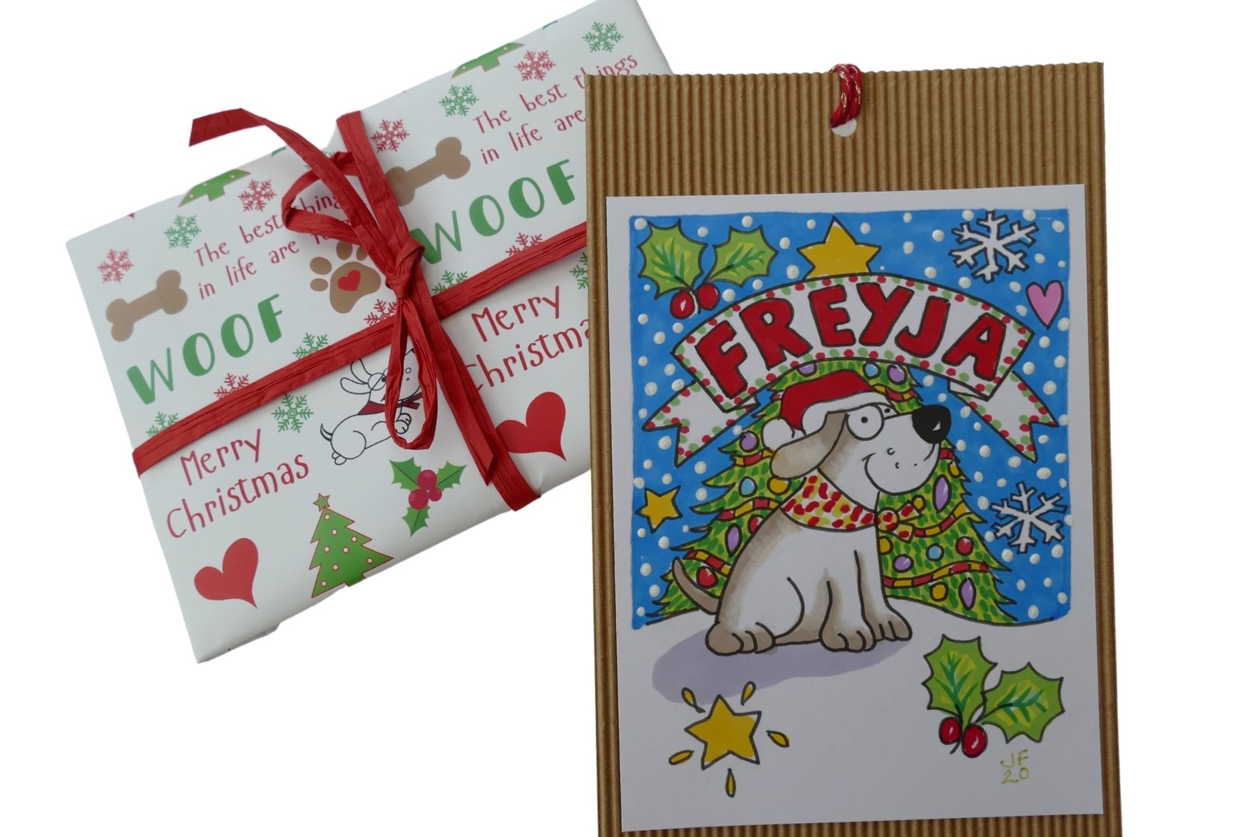 Dudiedog Personalised Christmas Gift Wrapping
