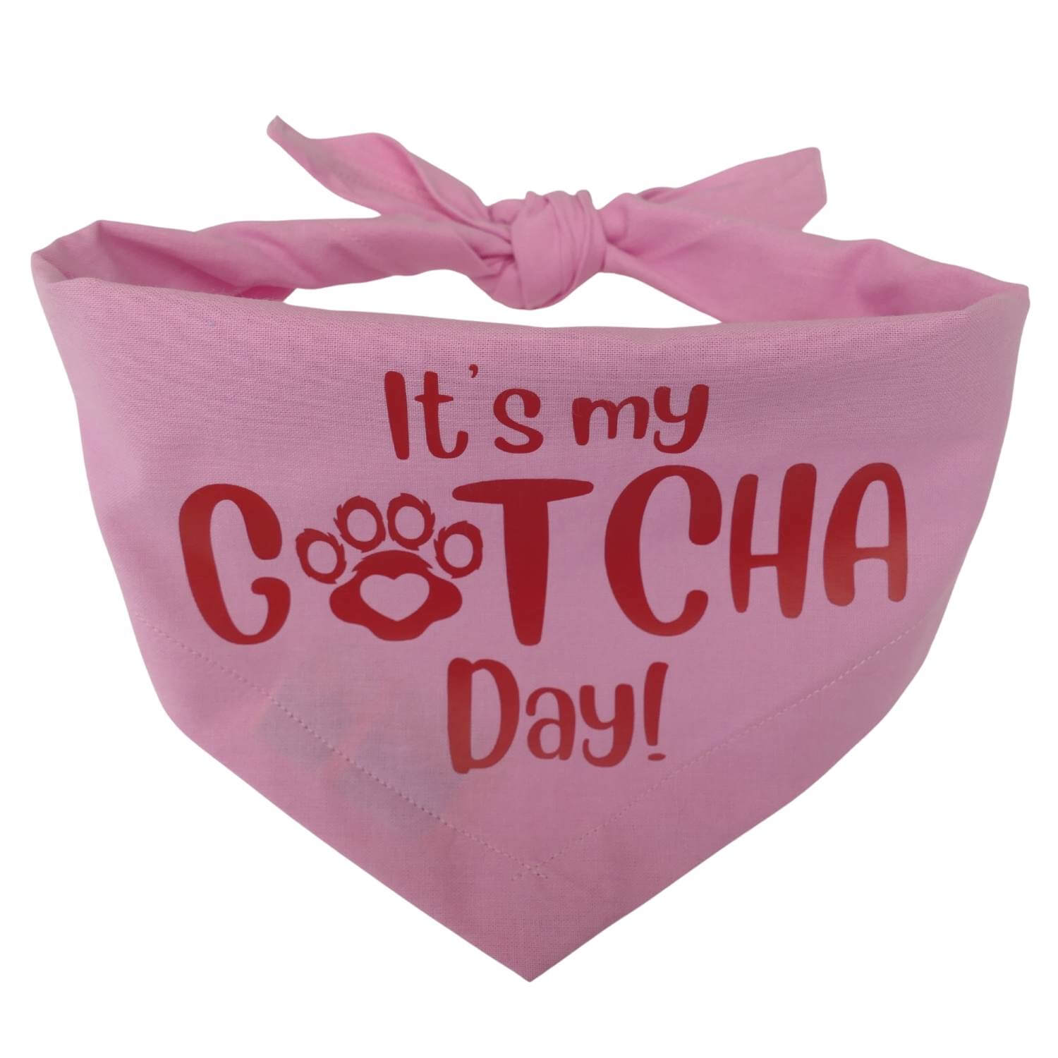 Gotcha Day Dog Bandana