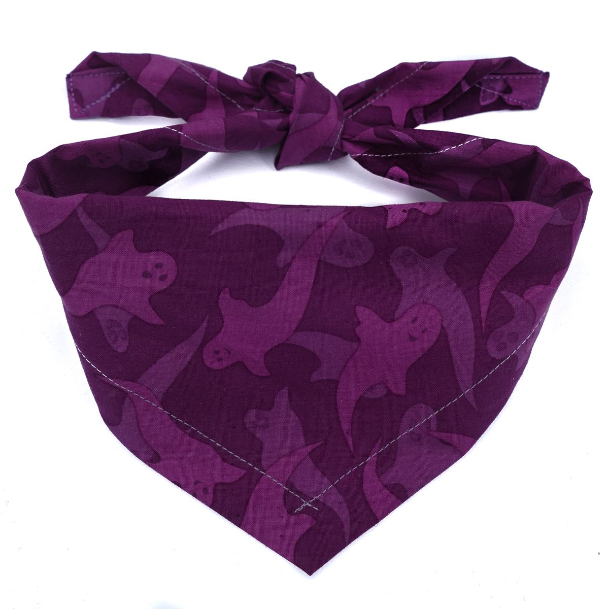 Halloween Dog Bandana - Purple Ghosts