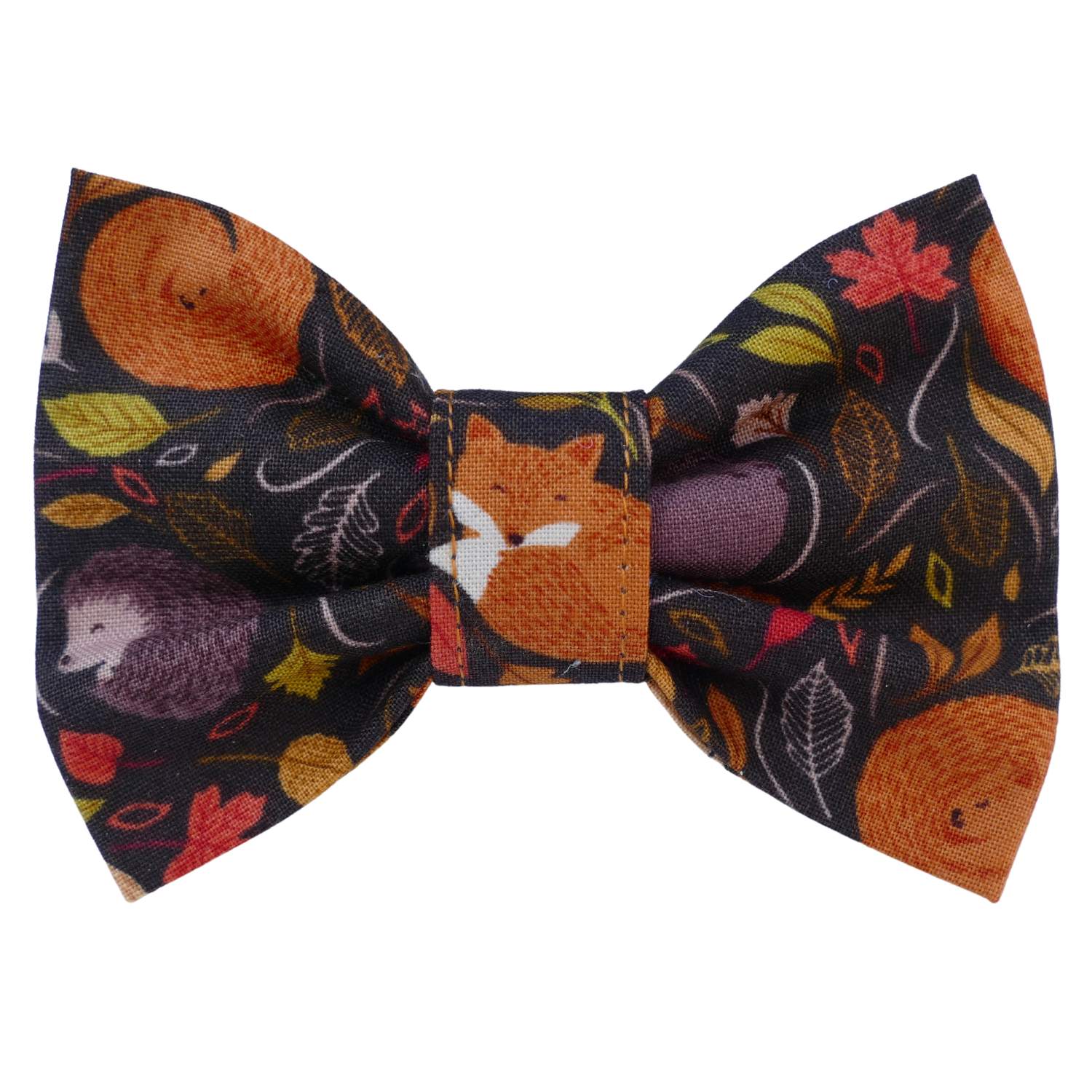 An Autumn Nap Dog Bow Tie