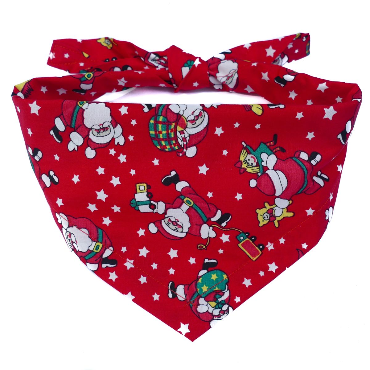 Jolly Santa Christmas Dog Bandana