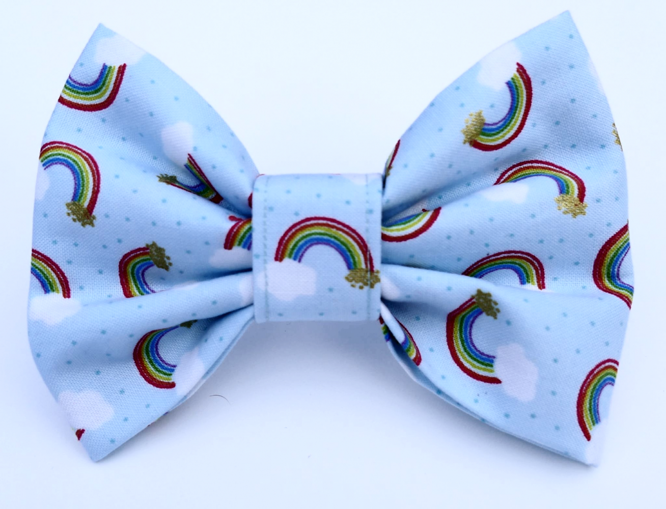 Magical Rainbow Dog Bow Tie