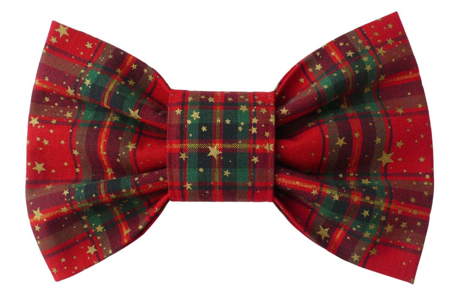 Party Tartan Dog Bow Tie