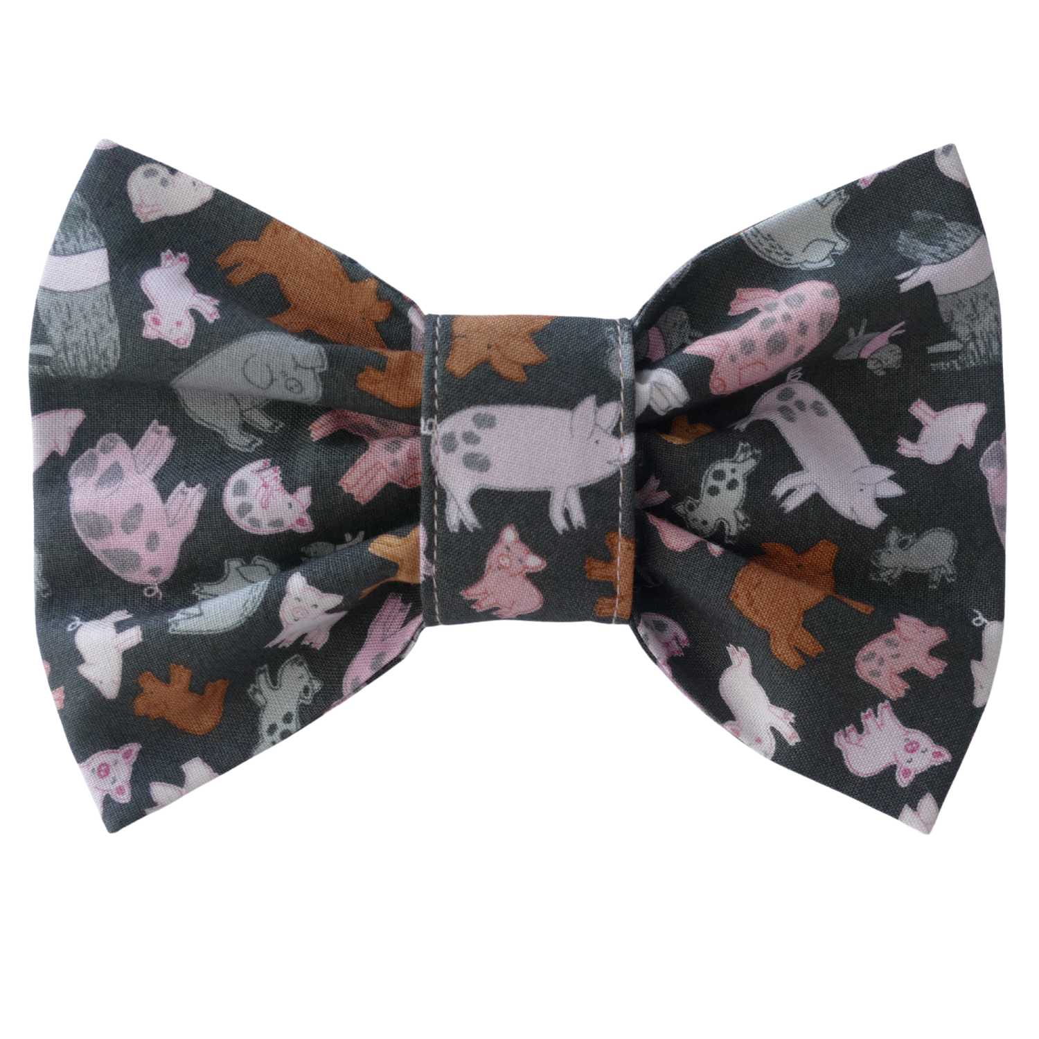 Perky Pig Dog Bow Tie