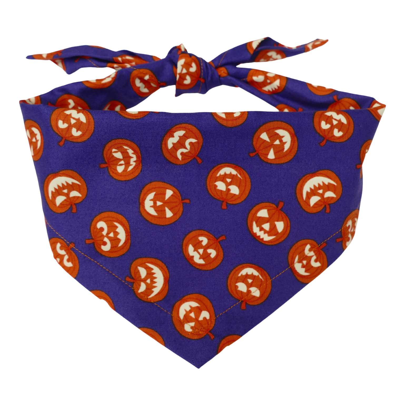 Spooky Pumpkin Halloween Dog Bandana