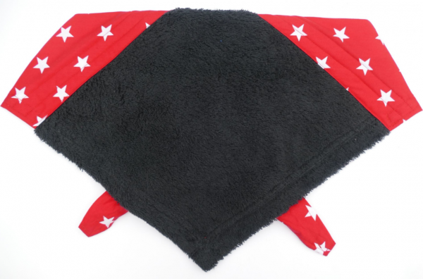 Red Superstar Droolbuster Dog Bib