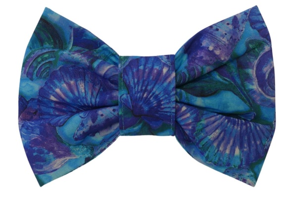 Seashell Dog Bow Tie